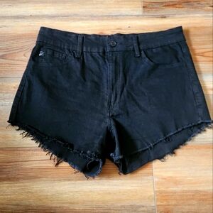 Kancan Jean Shorts Womens 11/29 Black